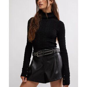 FREE PEOPLE Maddie Turtleneck / Black